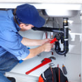 What does the plumber do?